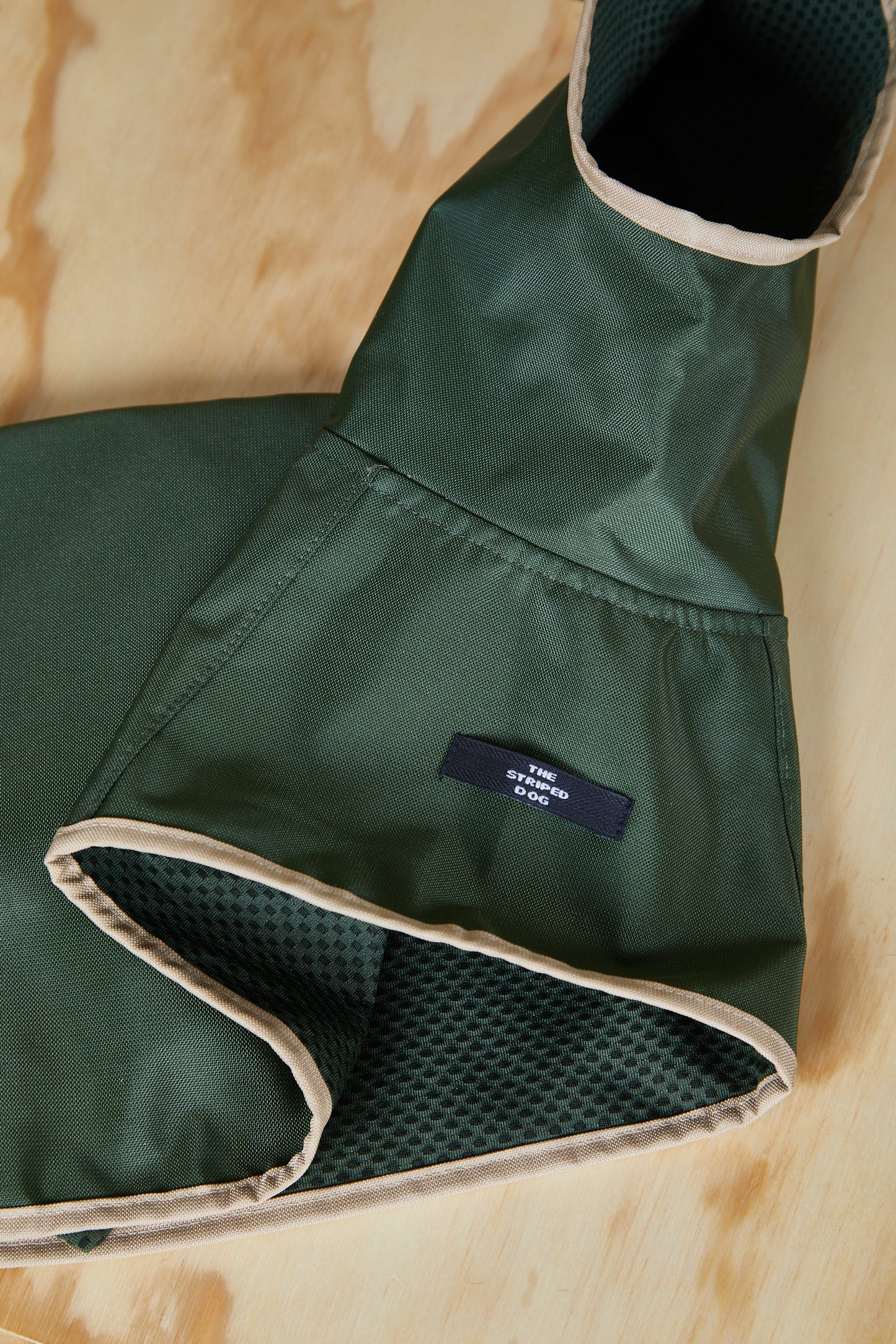 Capa Verde Impermeable con Capucha PARAMOUNT Galgo Italiano / Whippet