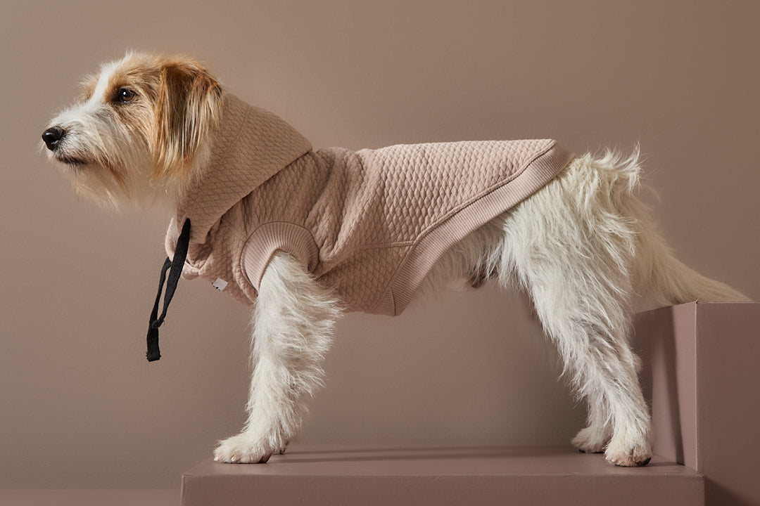 Chaleco Arena Texturizado con Capucha BIRCH