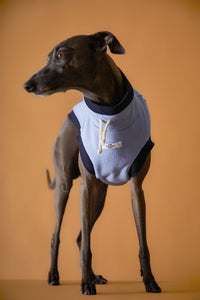 Chaleco Cuello Tortuga Azul Claro Galgo Italiano / Whippet SOPHIE