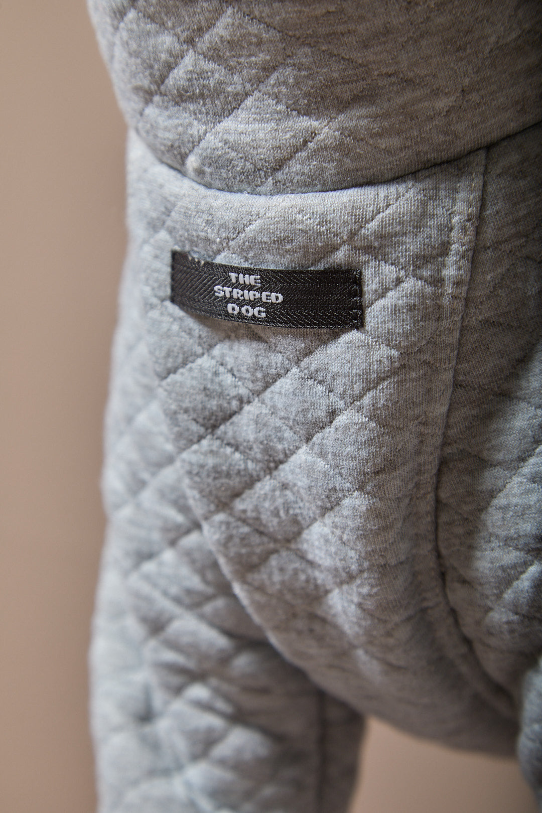 Sueter Gris Acolchado Galgo Italiano / Whippet OSLO