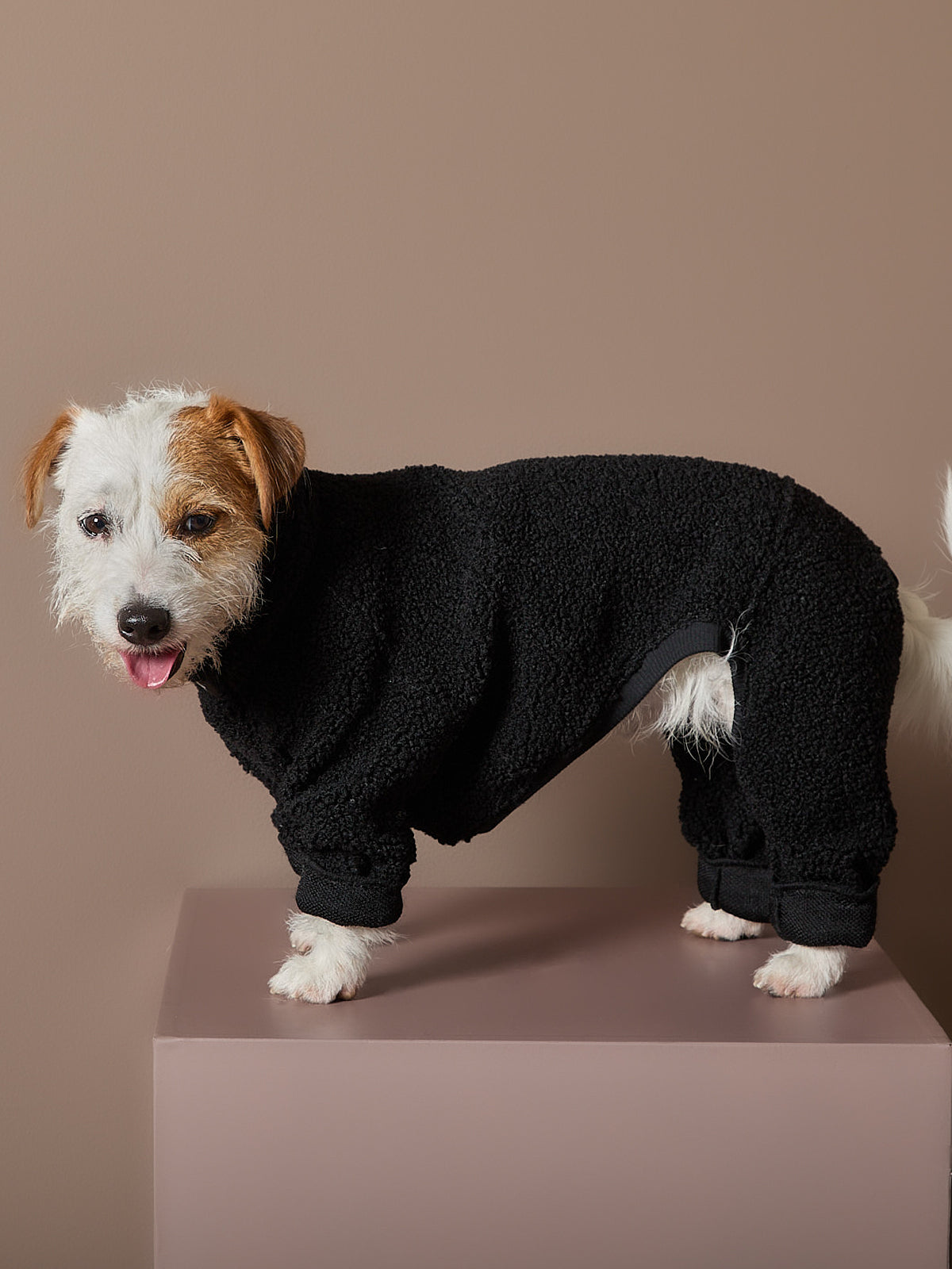 Enterizo Negro Cuello Tortuga  ROMA