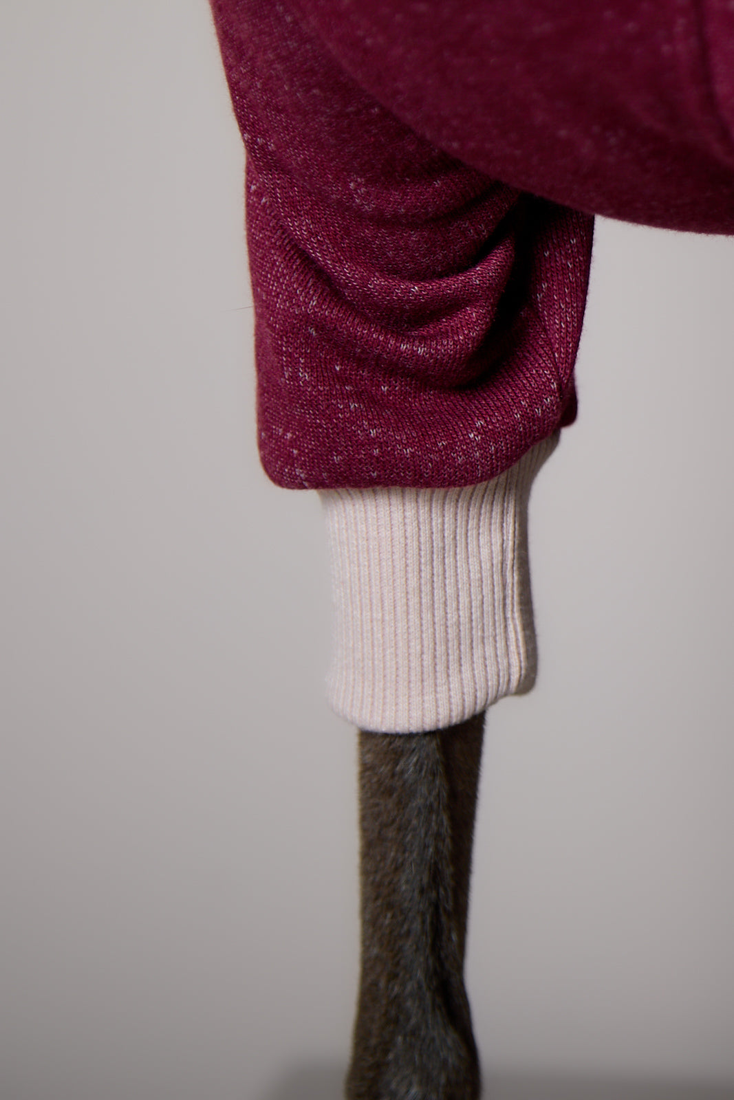 Sueter Cuello Alto Vinotinto DUSK para Galgo Italiano / Whippet