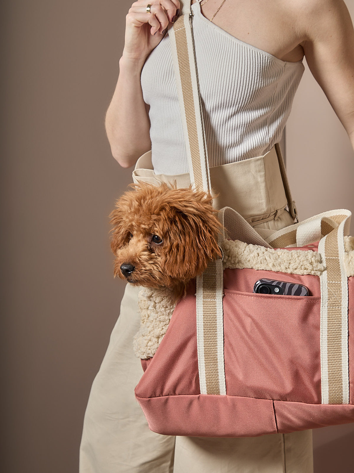 Bolso Impermeable Rosado LUMA