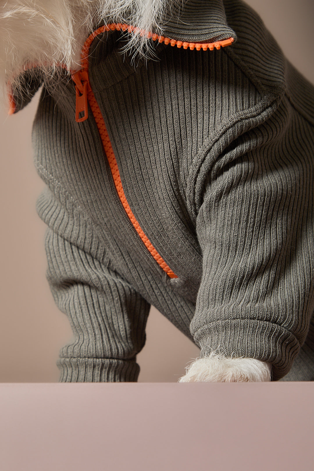 Sueter Verde Militar con Cierre KNIT