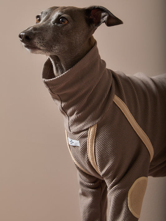 Sueter Taupe Cuello Tortuga Galgo Italiano / Whippet CAIRO