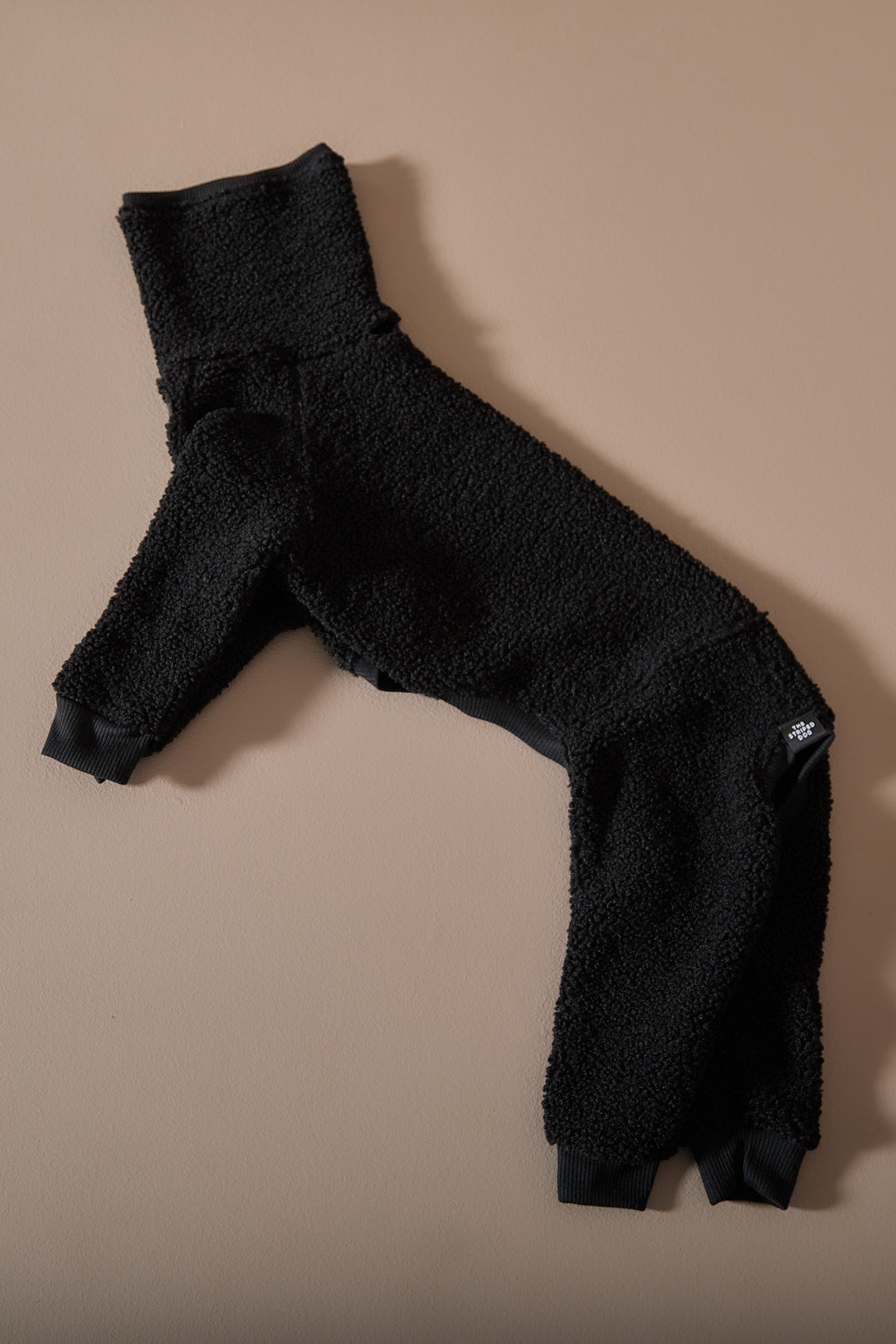 Enterizo Negro Cuello Tortuga Galgo Italiano / Whippet ROMA