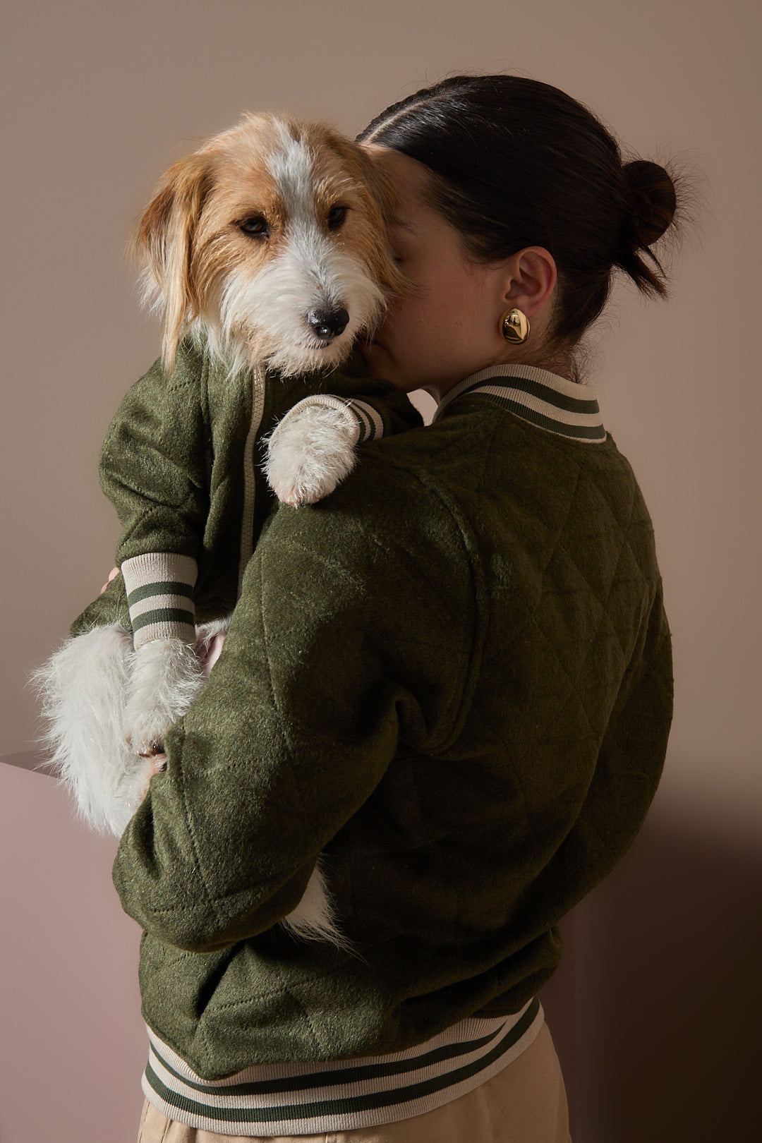 Chaqueta Bomber Verde Humano FLINT