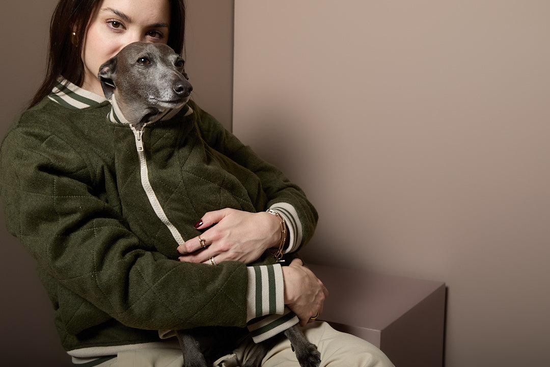 Chaqueta Bomber Verde Humano FLINT