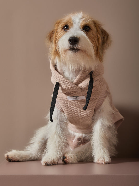 Chaleco Arena Texturizado con Capucha BIRCH