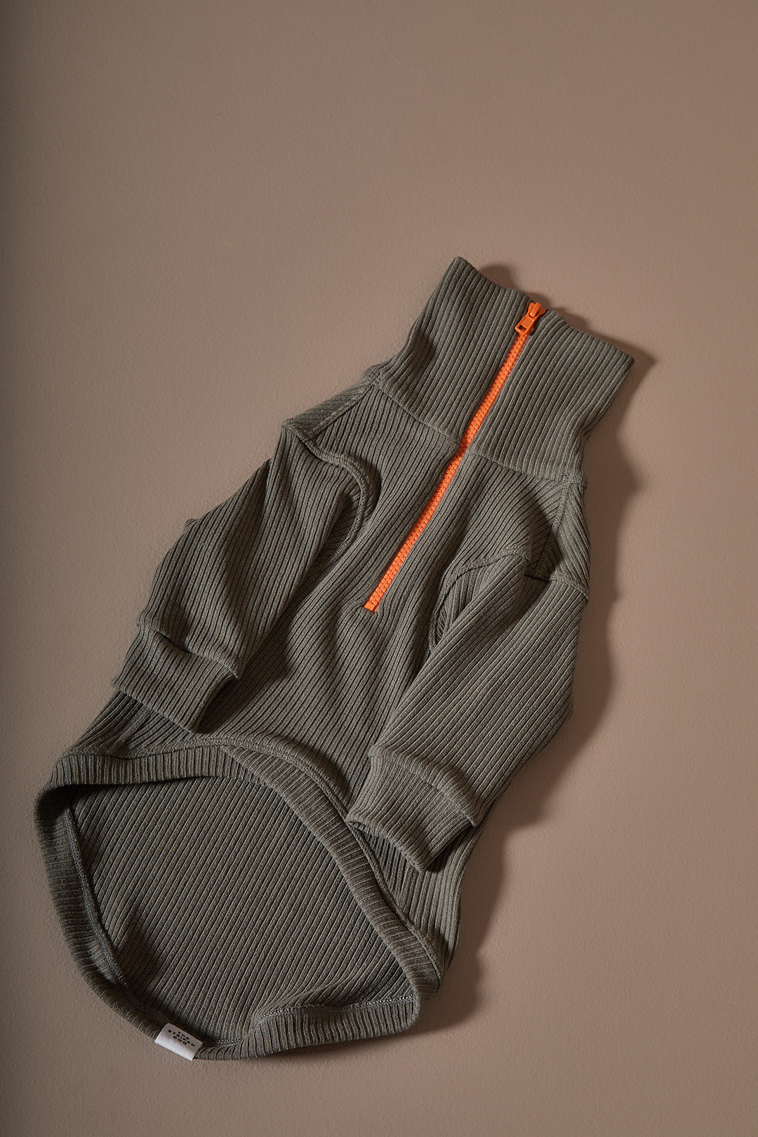 Sueter Verde Militar con Cierre KNIT