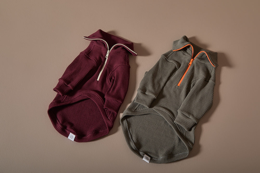 Sueter Verde Militar con Cierre Salchicha KNIT