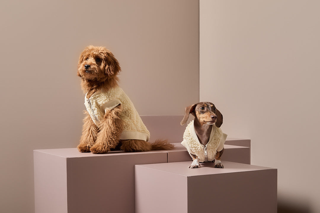 Chaleco en Sherpa Marfil Salchicha MILAN