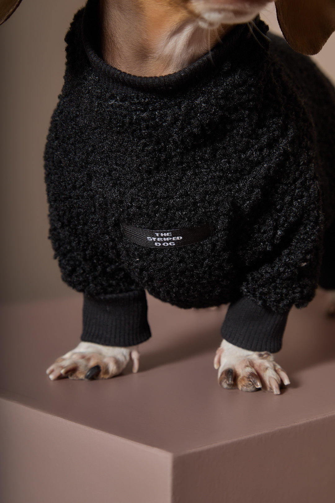 Enterizo Negro Cuello Tortuga  Salchicha ROMA