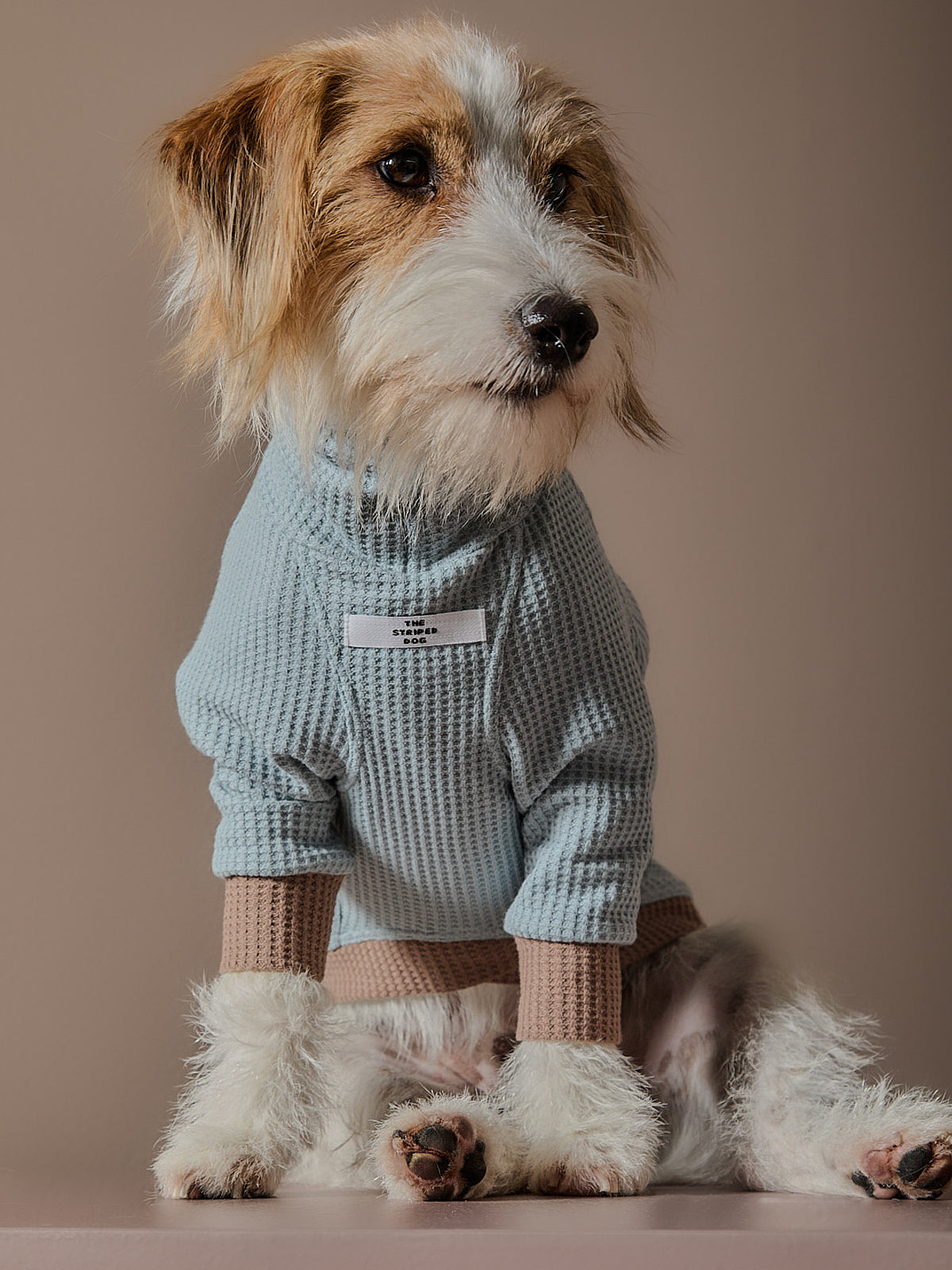 Sueter Waffle Azul GRAIN