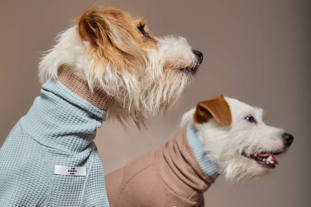 Sueter Waffle Azul GRAIN