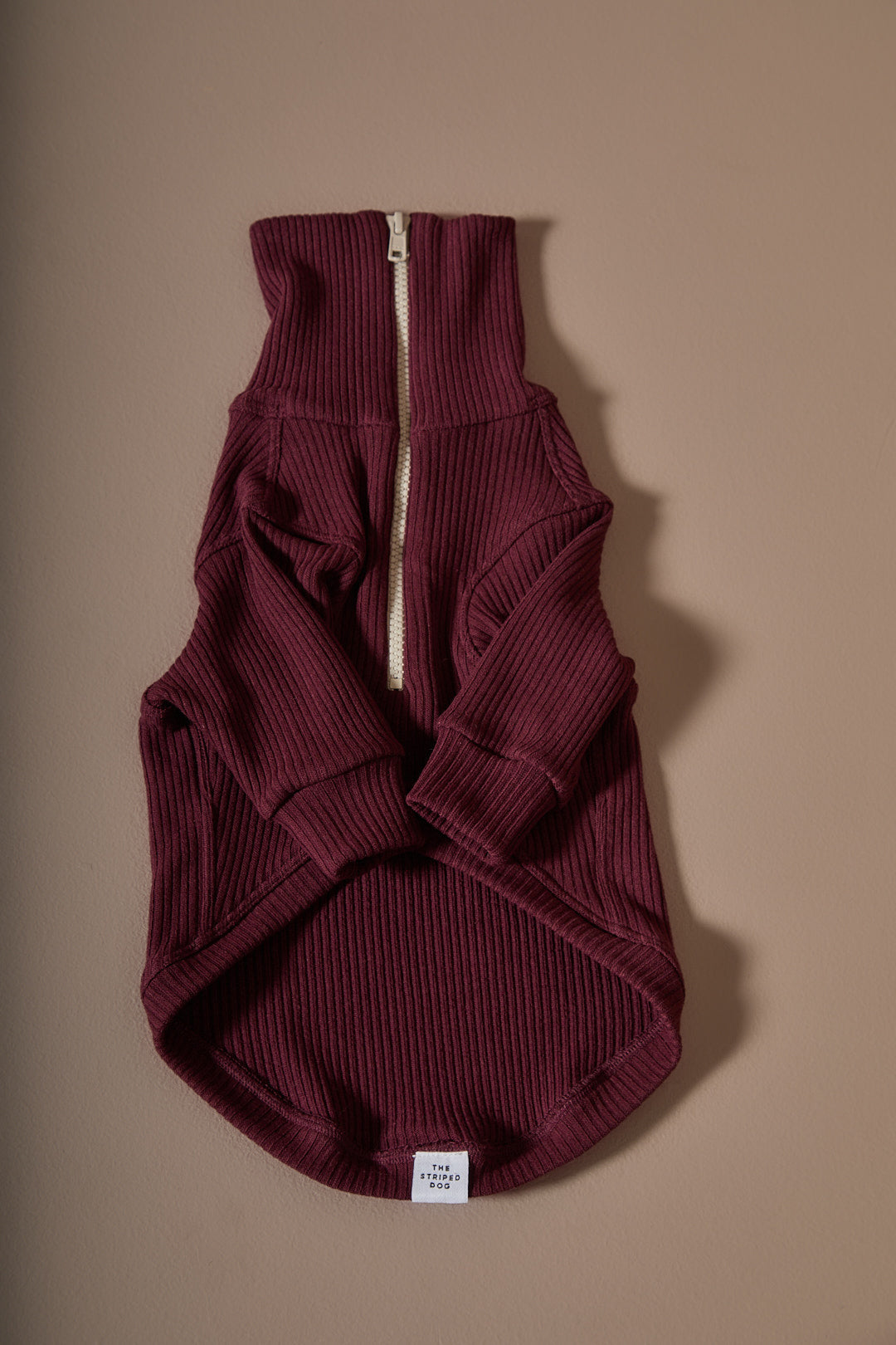 Sueter Vinotinto con Cierre KNIT