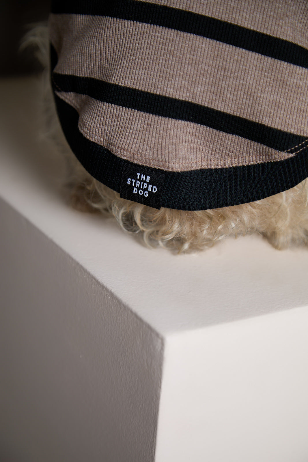Sueter de Rayas Taupe y Negro LINE para Perro Standard