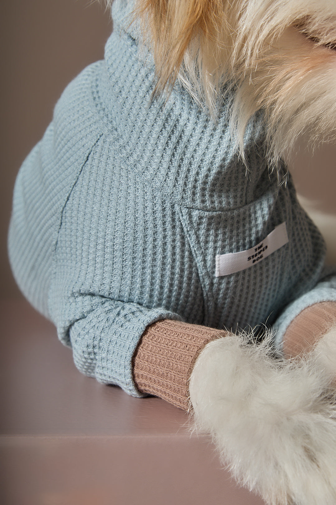 Sueter Waffle Azul GRAIN