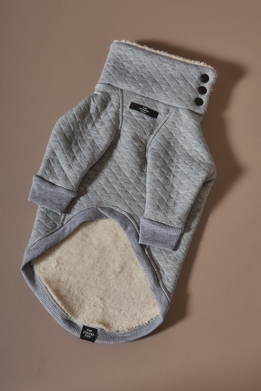 Sueter Gris Acolchado Galgo Italiano / Whippet OSLO