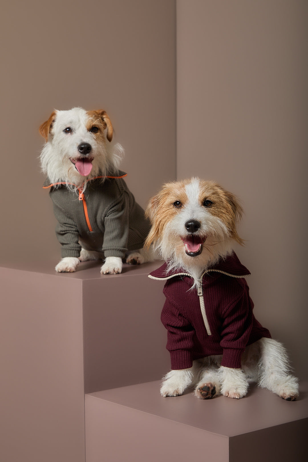 Sueter Vinotinto con Cierre KNIT