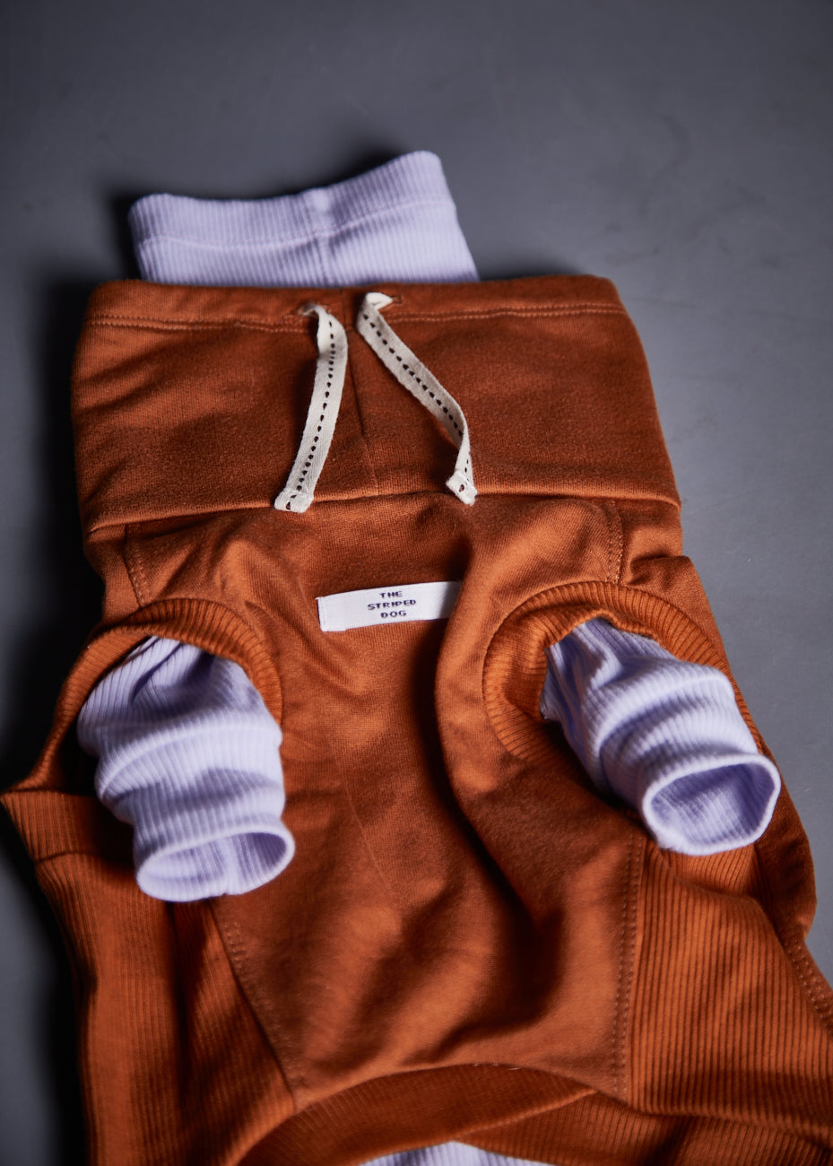 Chaleco Cuello Tortuga Terracota MELROSE