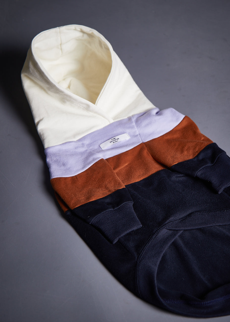 Buzo Capucha en Bloques de Color Oscuro - Galgo Italiano / Whippet HOLLYWOOD